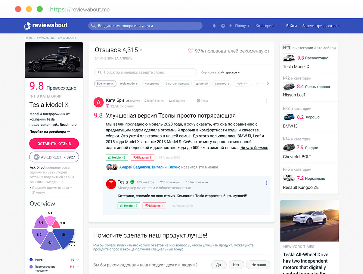 Добавление продукта